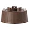 Gardenised Brown Plastic Christmas Tree Stand With Screw Fastener QI003953.BR - alternate 1